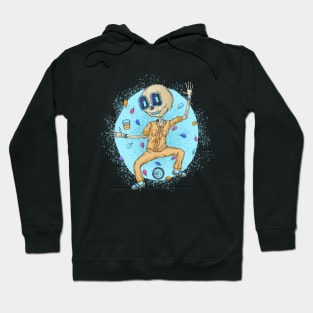 Cute Skeleton Bus Driver - Día De Los Muertos -  Mumbai City- Bus Driver Dancing Hoodie